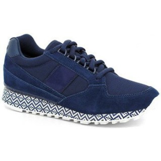 Le Coq Sportif Eclat W Ethnic / Bleu Marine - Chaussures Baskets Basses Femme Pas Cher Prix